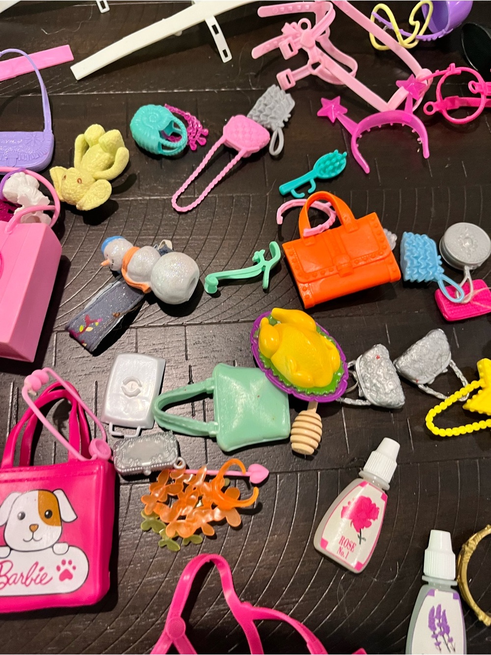 Assorted Barbie Doll Accessories lot Pet Doctor purses helmets skis more - Picture 5 of 9